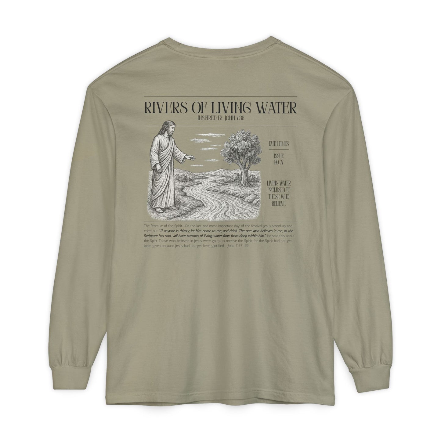 Rivers of Living Water Long Sleeve Tee