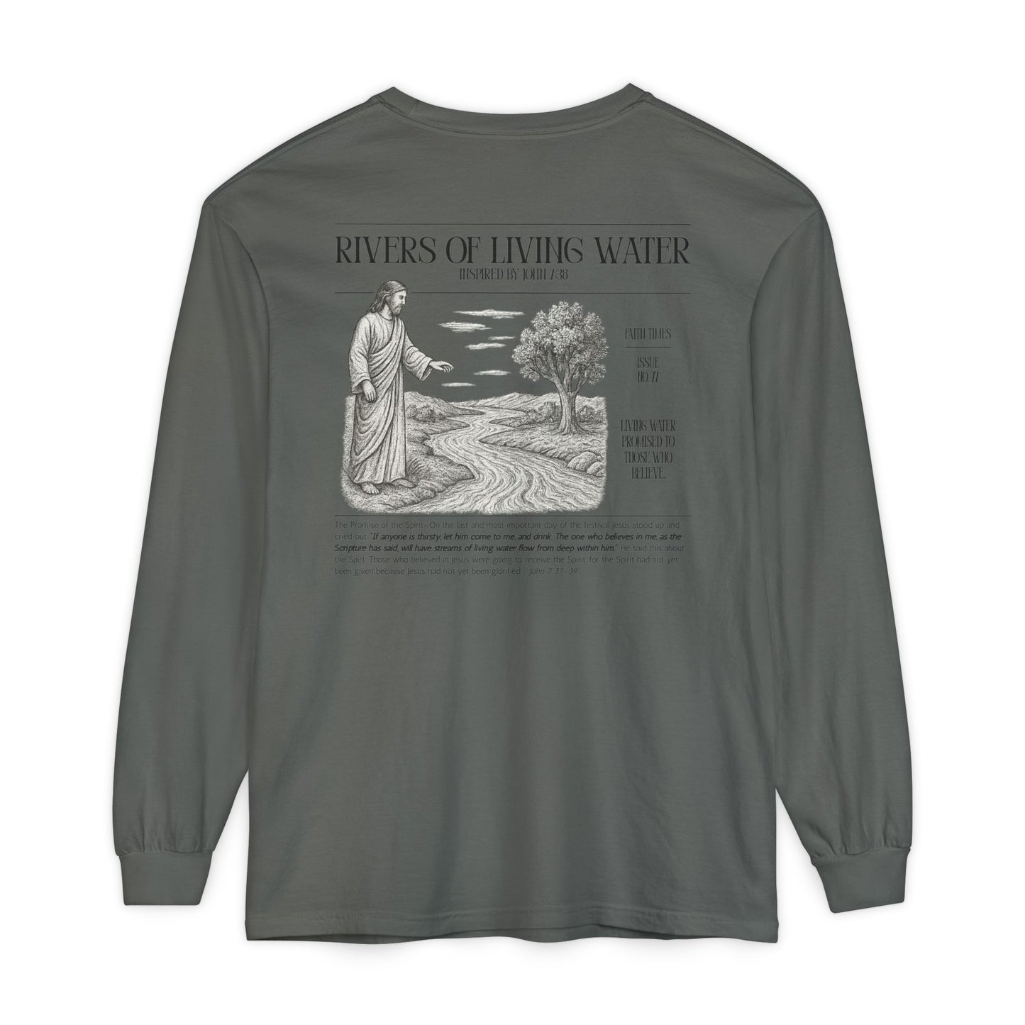 Rivers of Living Water Long Sleeve Tee